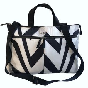 KNOMO London Hanover V&A Laptop Crossbody / Shoulder Briefcase Bag